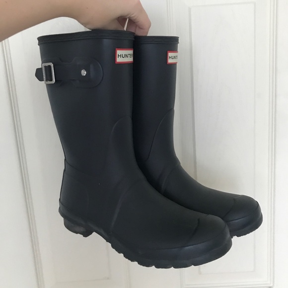 hunter mid calf rain boots